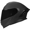 Woljay Modulare Integrato Casco Moto apribile Parasole caschi Doppia Visiera per uomo donna Scooter Adulto DOT / ECER 22-05