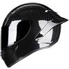 Woljay Casco Moto Integrale Fibra Carbonio Caschi Moto On Road Scooter Street Touring Casco da Motociclista Unisex Adulto DOT/ECE 22-05 Nero Lucido