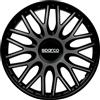 Sparco Spc1696Grbk Set Copricerchi 4 Pezzi Roma 16 Pollici Grigio/Nero, Grey