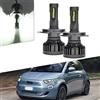 njssjd Kit di conversione lampadine per fari a LED H19/H4 da 2 pezzi compatibile con 2020+ Fiat 500e Lampadina per fari anabbaglianti e abbaglianti