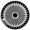 ACOGEDO Copricerchioni da 4 Pezzi, Sostituzione Elegante Coprimozzo Ruota per Auto da 17 Pollici in ABS con Installazione Semplice
