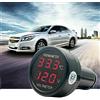 MACHSWON Voltmetro e termometro 2 in 1, DC 12V 24V LED Accendisigari Doppio termometro digitale Voltmetro, display digitale Indicatore di temperatura della automatica Misuratore di temperatura del monitor