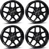 BORBET 4x Borbet cerchi in alluminio Y 8x18 ET40 5x114,3 black glossy