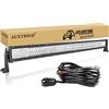 AUXTINGS 106 cm 540W tripla fila 7D LED luce di lavoro bar spot flood Combo Beam CC 12V-24V 6000K Offroad veicoli 4x4 Atvs Utvs