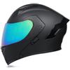 Woljay Casco Moto Modulare Integrato apribile Parasole caschi Doppia Visiera per uomo donna Scooter Adulto DOT ECER22-05