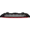 Otufan Per MINI Cooper F55 JCW Stile Rivestimento Griglia Paraurti Anteriore, Paraurti Esterno Auto Griglia Cofano Accessori Aggiornamento Lifting 51137393456 Sostituzione Per F55 F56 F57 S JCW 2014-2021