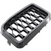 TOTMOX Kit di inserti per griglia anteriore in rete compatibile con Jeep Grand Cherokee 2017-2020, set da 7 pezzi, nero