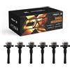 maXpeedingrods 6 bobine di accensione per BMW serie 3 E36 E46 320i 323i 325i 325xi 328i 330i xi Ci Ti M3 3.2 12131404309