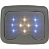 ACMEDE Plafoniera a LED Per Auto Senza Fili, Ricaricabile Auto Tetto Soffitto Interno, wireless LED Luce di Lettura con Magnetico Universali Per Camper Roulotte Camion, Illuminazione Interna (Grigio)