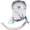 Ymiko Indicatore del contagiri, tachimetro universale con display a LED per moto 12V, indicatore del contagiri elettronico 13000 giri/min
