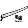 AUXTINGS barra luci led ricurva 132 cm 300W ideale per 4x4 camion offroad barche, 12V-24V