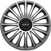 SPARCO Copricerchi 15 pollici Serie/Kit grigio/argento Copricerchi Auto SPC1593GRSV