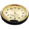 Riloer Automotive Digital Luminous - Monitor per orologio al quarzo con clip e colla, 4 x 4 x 4 cm, colore: Oro