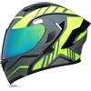 Woljay Casco Moto Modulare Integrato apribile Parasole caschi Doppia Visiera per uomo donna Scooter Adulto DOT ECER22-05