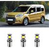 njssjd Kit luci interne a LED bianche da 7 pezzi per F.ord Tourneo Courier 2014-2023, Connect, Grand Connect Map Dome Light Boot Lamps e strumento di installazione