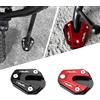 SHINKXMT Supporto per cavalletto laterale per moto compatibile con HO&ND&A Rebel CMX250 CMX300 CMX500 CMX 250 CMX 300 CMX 500 Accessori 2017-2025 Piastra di estensione del cavalletto laterale (Nero)