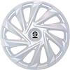 Sparco Spc1580Sv Set Copricerchi 4 Pezzi Varese 15 Pollici Argento