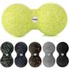 FIZYO Palla da Massaggio Doppia in EPP 16x8 cm - Massaggiatore Muscolare per Schiena, Collo, Piedi e Trigger Point, per Fisioterapia, Yoga, CrossFit, Pilates, Recupero e Riabilitazione (Limone)