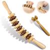 ACWOO Accessories Anti Cellulite Rullo Massaggiatore, Rullo Massaggio Muscolare Legno e Chakra del Naso, Curvo Massaggiatore Legno Favorisce la Circolazione Sanguigna, Sollievo dal Dolore Muscolare