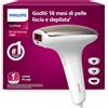 Philips Lumea 7000 Series,dispositivo di epilazione IPL, alternativa ai dispositivi di epilazione laser, 3 accessori per viso, corpo e zona bikini, modello SC1999/00