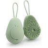 Generic Spazzola da bagno in silicone con dispenser di sapone, graziosa spazzola esfoliante per il corpo per la doccia, morbida spazzola esfoliante per massaggio per pelli sensibili, facile da pulire