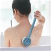 Generic 1 spazzola da bagno con manico lungo: ideale per pulire profondamente schiena, corpo e piedi durante la doccia (blu)