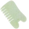 Artibetter Jade gua sha Raschiare Strumento di Massaggio Pettine Forma per SPA Agopuntura Terapia Trigger