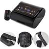 Dinamicamed Pressoterapia Linfodrenaggio per Casa (Premium 8.0 Digitale) | Massaggiatore Professionale per Massaggio Linfodrenante a 8 Camere d'Aria con 2 Gambali XL, Fascia Addome e 2 Bracciali
