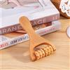 Generic 1 massaggiatore a rullo in legno per collo, schiena e gambe, massaggiatore universale per mani, strumento di massaggio per piedi (stile A)