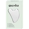 Fierudeng Gua Sha Acciaio | Riduttore viso doppio mento - Massaggio e formatura raschietto Gua Sha per ridurre il doppio mento per la spalla collo pelle donna