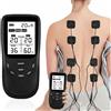 LOFFU Elettrostimolatore Muscolare Ricaricabile con USB - 36 Programmi, 40 Livelli di Intensità, Elettrostimolatore Muscolare TENS/EMS/FITNESS 3 in 1 per Alleviare il Dolore
