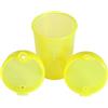 Tiga-Med Becco tazza con beccuccio Bicchiere Set colore giallo con coperchio piccolo apertura 1 pezzi