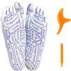 DHASUWT Calzini per riflessologia con strumento per massaggio ai punti trigger point, set di calzini per massaggio ai piedi per riflessologia con penna per agopressione, per donne e uomini, rimedio per