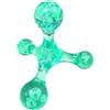 Generic Palla massaggiante per tessuti profondi, massaggiatore portatile a rullo per collo, sfere massaggianti a quattro angoli, portatile, multifunzionale, per muscoli, schiena, collo, articolazioni, piedi