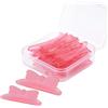 Daleweo 10 Pezzi Taglia Silicone Lash Sollevamento, Laminazione Ciglia Riutilizzabili, Bigodino per Ciglia Perm Pad Autoadesive, 5 Misure, Sottile, Per Casa o Salone, Rosa