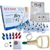 MYMM 26 coppettazione Set Biomagnetico Tradizionale Professionale Cinese Terapia Massaggio Coppette Set Famiglia Pull Out Kit Coppettazione Sottovuoto/Massaggio Cinese Hijama Aspirazione