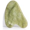 SanDine Silky Skin Pietra di Giada Gua Sha - Jade Guasha Massaggio Raschiante - Naturale di Viso - Strumento Gua-Sha in Pietra Avventurina Gua,sha di Sandine