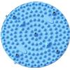 BYYLECL Tappetino per Agopressione e Massaggio, Rotondo Portatile per Riflessologia dei Piedi con Funzione Rilassante per Casa, Blu, 55 cm