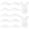 Vesaneae 40 Bigodini Laminazione Ciglia, Cuscinetti in Silicone per Laminazione Ciglia, 20 Paia di Bigodini di Ciglia Cuscinetto in 5 Misure + 2 Pennelli per Ciglia a Y, per Lifting Ciglia
