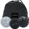 LISTHEN Pallina per Massaggio Muscolare, Massage Ball per Fisioterapia e Circolazione Sanguigna, Palline Pilates Massaggio Piedi, Decontratturanti per Schiena, Spalle e Collo, Set di 3