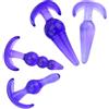 Future of your pleasure Sensual anal plug Set di Tappi Anali in TPR Analesex Sex Toys per Adulti Plug Anale e Dilatatore Anale Dimensioni 9⌀2,3 cm a 12,5⌀3,6 cm Colore plug anali Viola plug anale da donna dilatatori FOPS A49