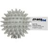 SPORTTEC Palla di Riccio Palla di Massaggio Riflessologia Massaggio Auto massaggiante Duro 6 cm Grigio Chiaro
