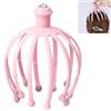 Smaoqingji Massaggiatore Cuoio Capelluto Scalp Massager - 1 Pezzo, Rosa, si Adatta Perfettamente Contorni Della Testa per Massimizzare Stimolazione del Cuoio Capelluto, Ideale per Alleviare Stress