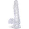 Pipedream King Cock Consolador Realista Con Bolas - Claro 6-150 Gr