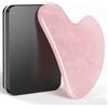 tophld Gua Sha, strumento per il viso, strumento Guasha per terapia dell'agopuntura del viso, trattamento dei punti trigger, strumento di massaggio per raschiare Gua Sha (rosa)