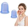 MITUMORMOR 2 coppette in silicone, set di coppette in silicone, massaggiatore anti-cellulite, favorisce la circolazione sanguigna, ventosa sottovuoto per trattamento della cellulite