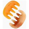 Docache 2 Pezzi Gua Sha Pettinino per Massaggio, Pettinino in Resina per Massaggio del Capelli, Viso, Collo, Schiena, ecc. (B)