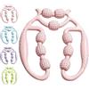 Générique Relajador De Piernas, Relajador De Piernas De 12 Rodillos, Masajeador De Pantorrillas Y Piernas, Nine Wheel Circular Leg Clamp, Circular Leg Roller, for Massage Elbow Legs (Rosa)
