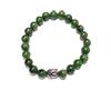 Generico ALCHIMIA - Bracciale unisex Buddha pietre vere naturali mm.8 (GIADA VERDE)
