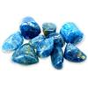 TENET - 3 PEZZI pietra naturale burattata levigata per cristalloterapia, reiki e meditazione - 18-25 mm (APATITE)